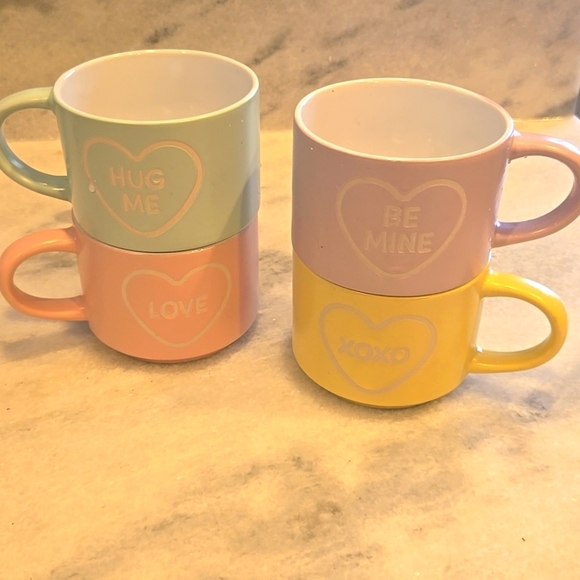 Eccolo Coffee mugs 4 piece - Picture 1 of 6